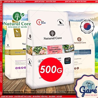 500g - Hạt Natural Core Organic C3 BENE 3012 cho Mèo Thịt Gà & Cá Hồi Garé hạt Hàn Quốc hữu cơ