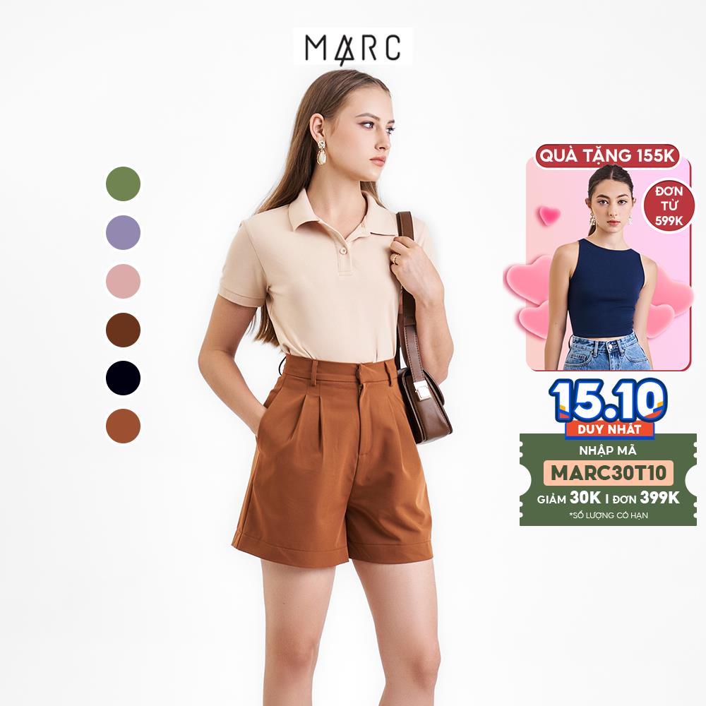 Quần short nữ MARC FASHION 4 ly lưng thun sau CBVH031822