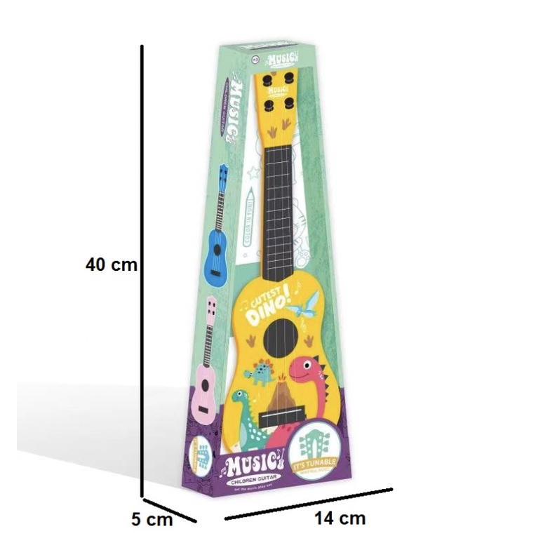 Đàn ukulele guitar mini giá rẻ cực bền đồ chơi cho bé nhỏ tập ghita