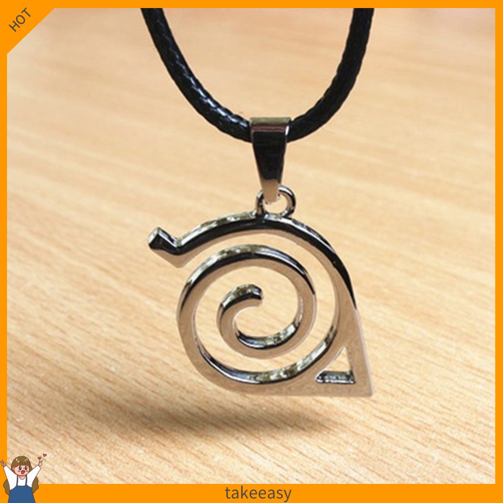 (Hàng Có Sẵn) vòng cổ Mặt Biểu Tượng Naruto Độc Đáo