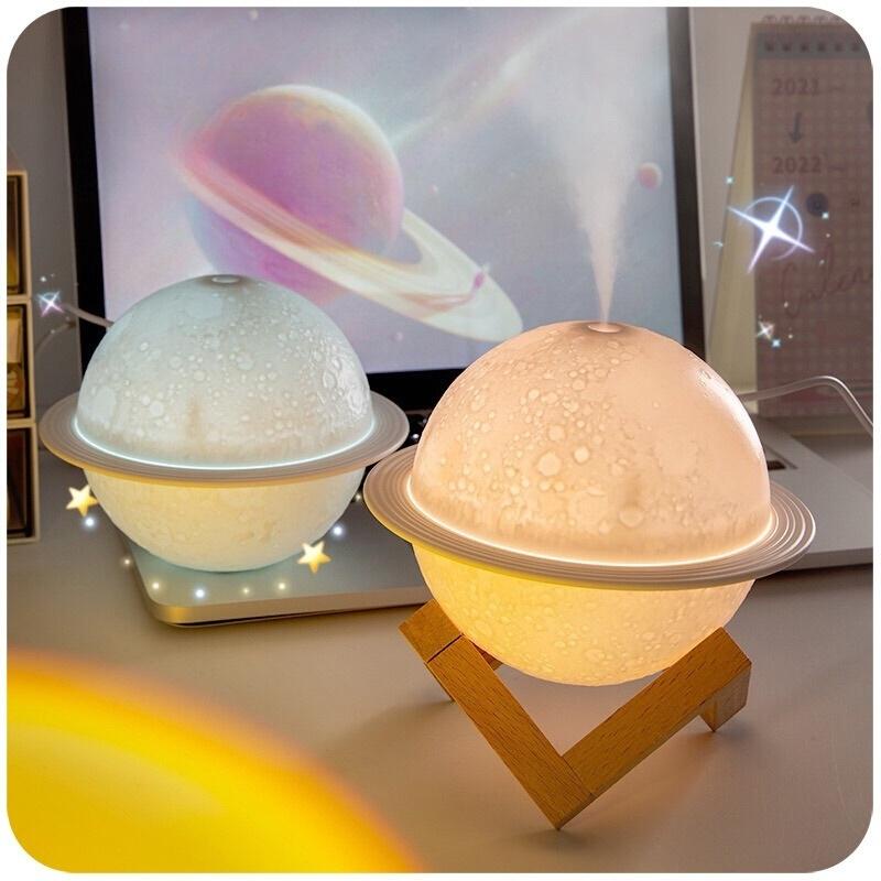 Máy Phun Sương Tinh Dầu Phòng Ngủ Humidifier Mặt Trăng Máy Tỏa Hương Thơm Mát Khử Mùi Ẩm Mốc Đuổi Muỗi Diệt Vi Khuẩn