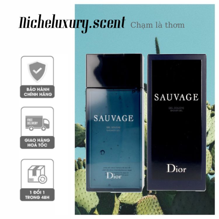 🅽🅸🅲🅷🅴 - Sữa tắm Dior Sauvage cho phái nam - Dior Sauvage Shower Gel 200ml