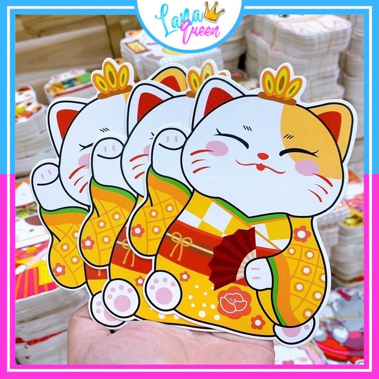 Bao lì xì chibi chipi lì xì hoạt hình tết Quý Mão 2023 mới cao cấp đẹp độc lạ - LANA QUEEN