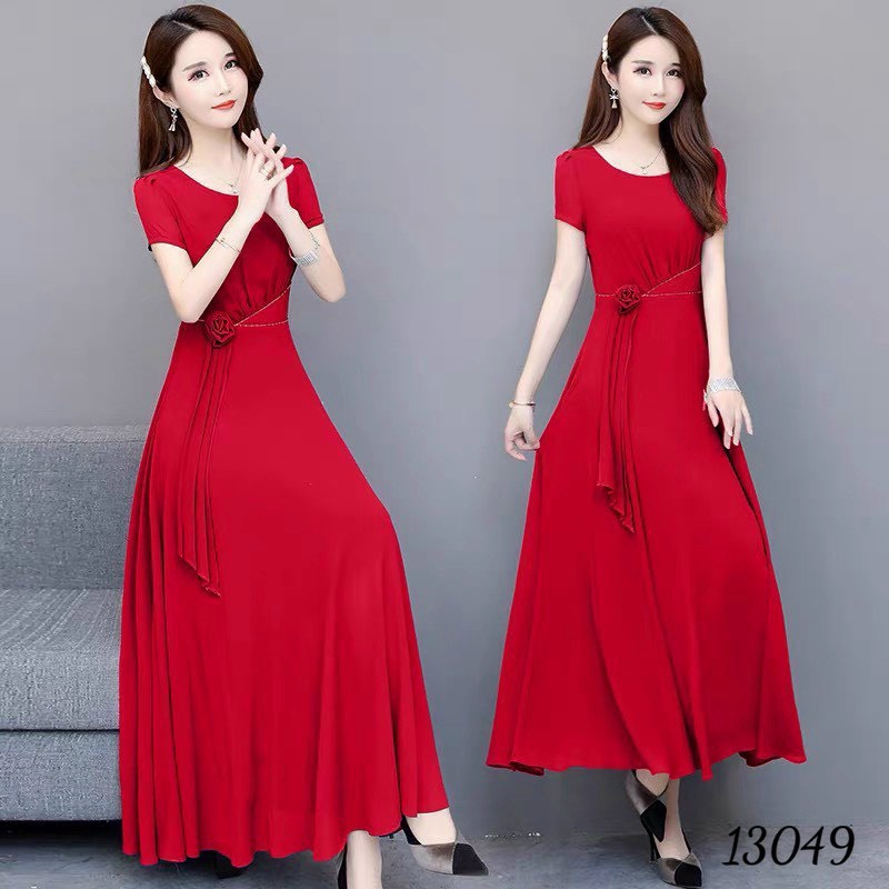 (HCM) ĐẦM XÒE VOAN CHIFFON NỮ 2 LỚP SANG CHẢNH - CAO CẤP , TÔN DÁNG SÀNH ĐIỆU CHO CÁC QUÝ CÔ NƯƠNG KME FASHION