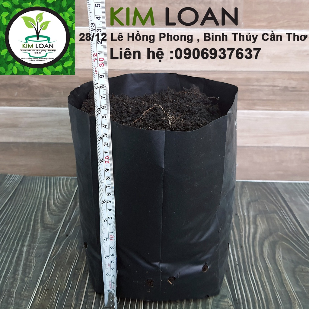 Túi bầu ươm cây giống 16 kích cỡ
