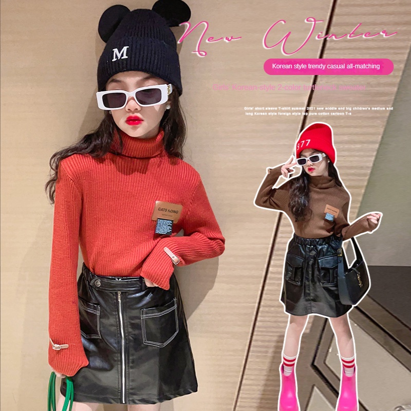 Áo Sweater Tay Dài Thời Trang Mùa Đông Cho Bé Gái 5-6 Tuổi 6-7 Tuổi 7-8 Tuổi 8-9 Tuổi 9-10 Tuổi 10-11 Tuổi Giày Thời Trang Cho Bé 11-12 - 12-13 Tuổi 13-14 Tuổi