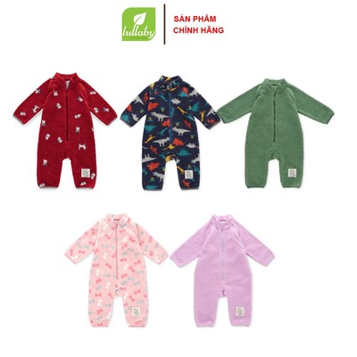 LULLABY - NH556M - Sleepsuit nỉ kéo khóa giữa