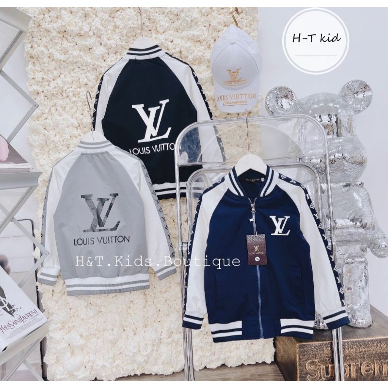 Áo Khoác Gió Bomber Bé Trai Size 15-25kg Hàng Quảng Châu 2 lớp