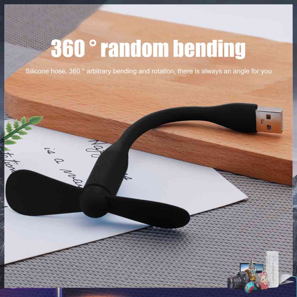 Quạt Mini Làm Mát Cổng Sạc USB Cho Điện Thoại / Notebook / Máy Tính