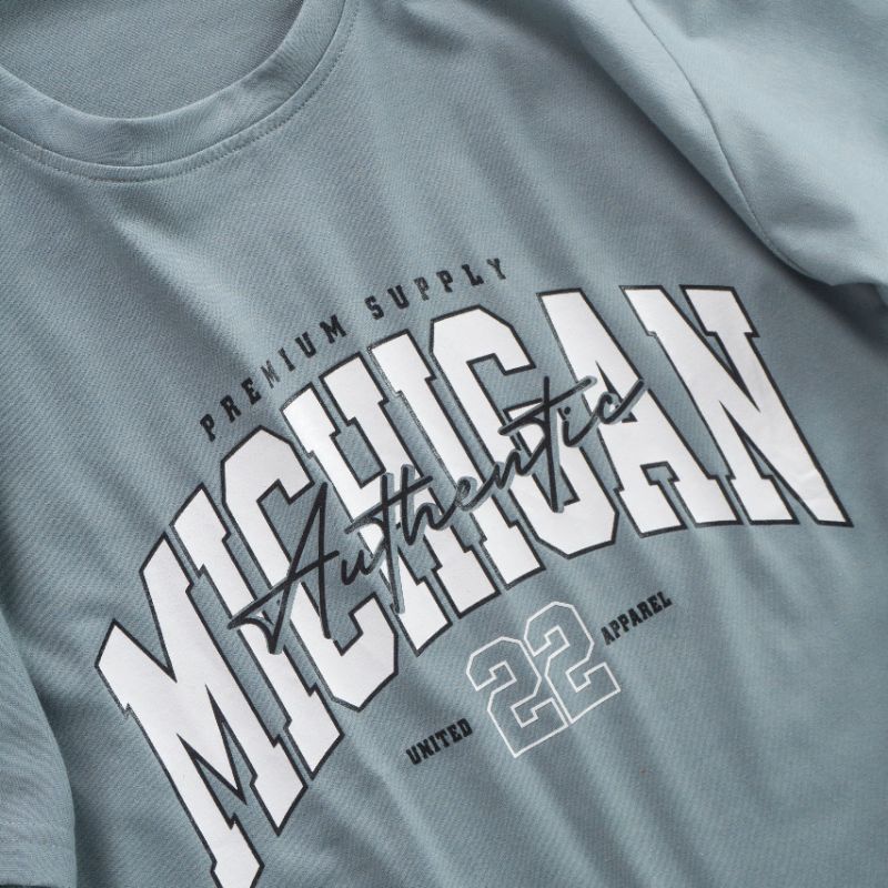 Áo thun nam michican mới