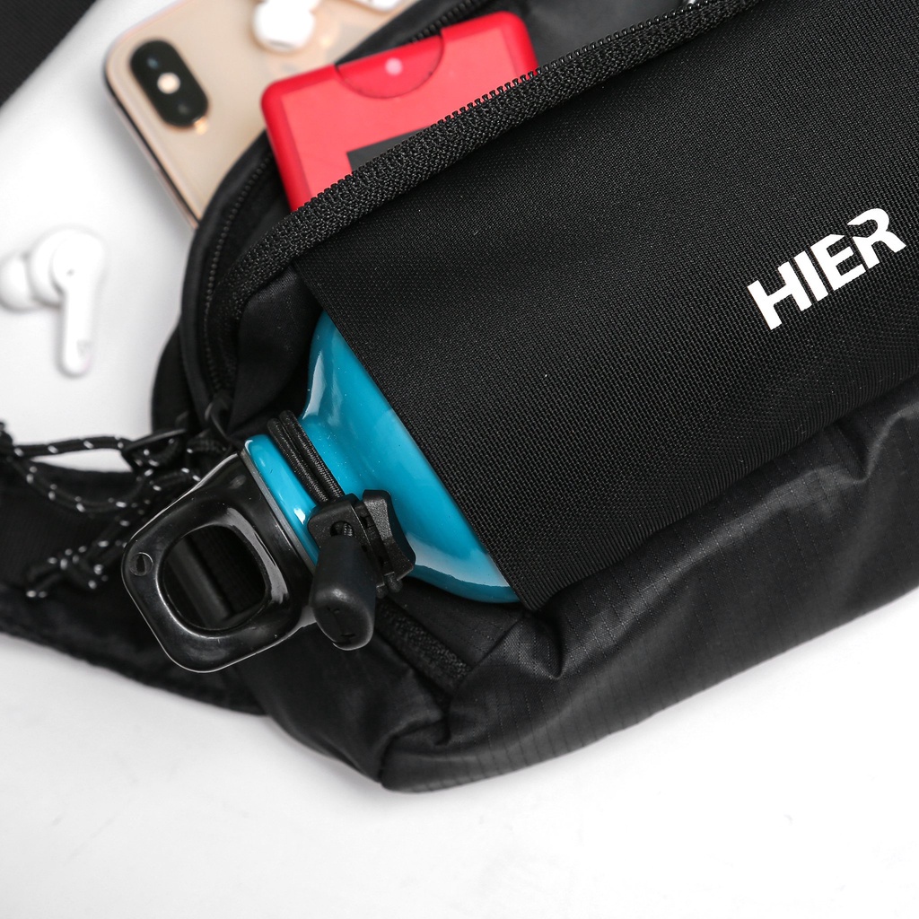 Túi Đeo Bụng Chạy Bộ Có Ngăn Đựng Bình Nước Đeo Hông Đeo Chéo Tiện Lợi