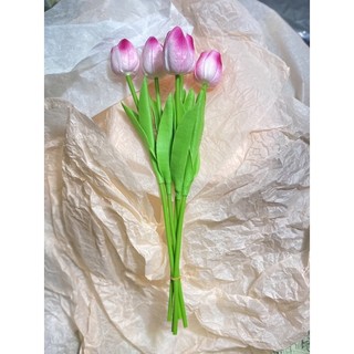 Hoa Tulip cao su cao cấp (1 cành)
