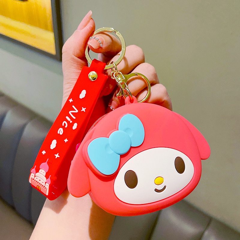Sanrio Móc Khóa / Túi Đựng Tiền Xu Đa Năng Sáng Tạo