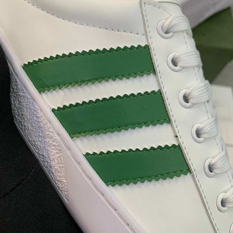 GIÀY GU.CI GC SNEAKER LOW WHITE GREEN LAI AU