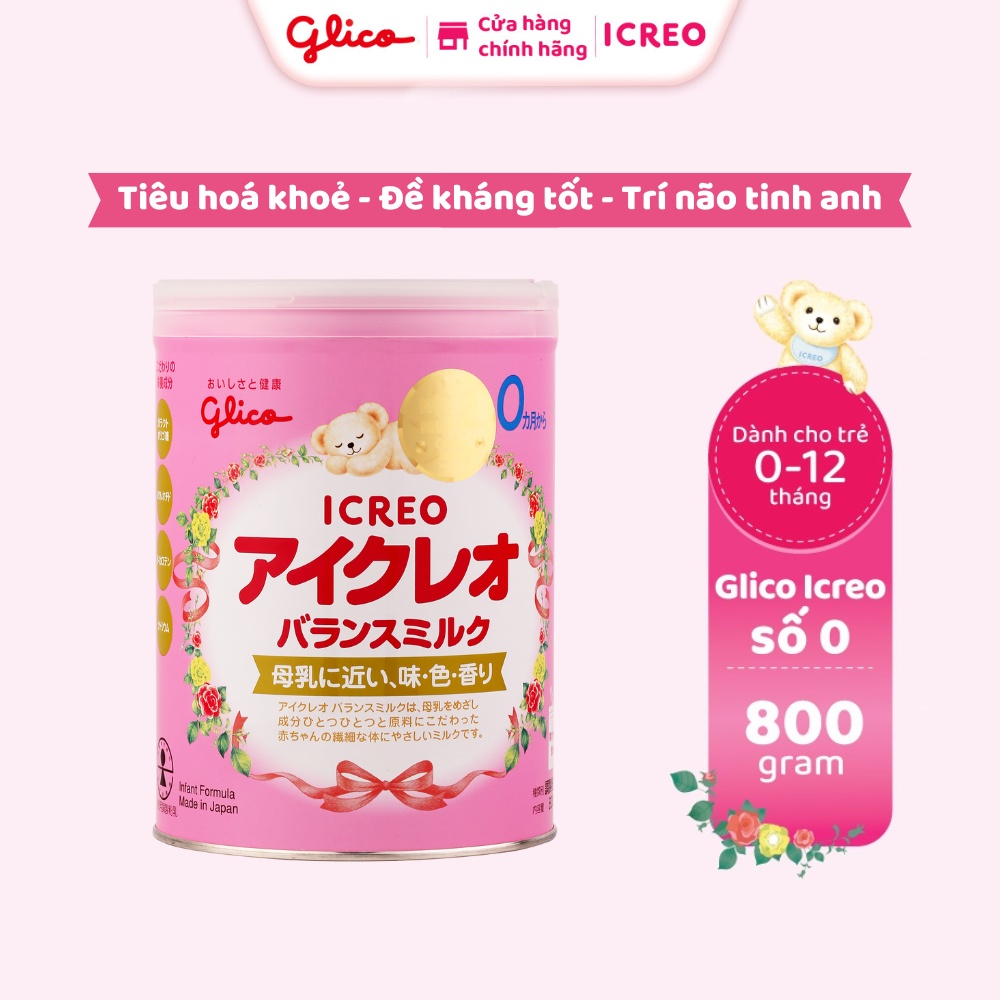 Sữa Glico Icreo Balance Milk (Icreo Số 0) - Lon 800g