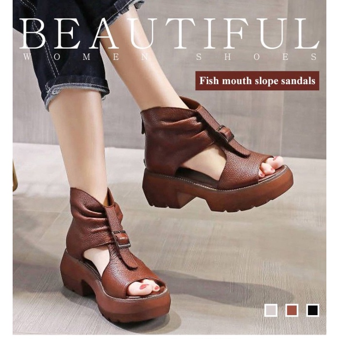 Xăng đan Cao Gót Đế Dày Thời Trang Dành Cho Nữ