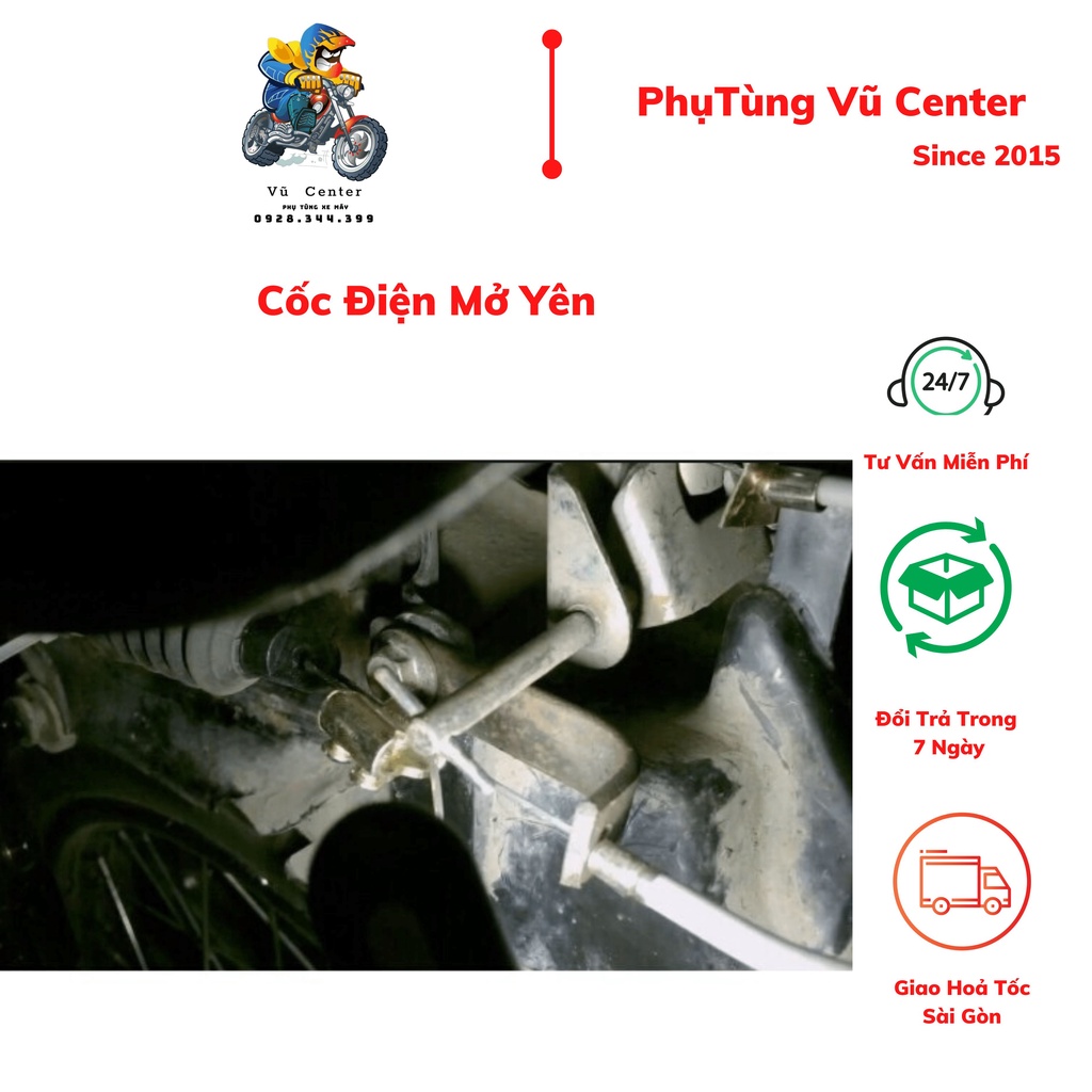 Cốc Điện Mở Yên Xe Gắn Máy