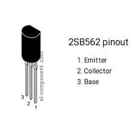 5 Transistor 2SB562 (B562) / Linh Kiện Điện Tử
