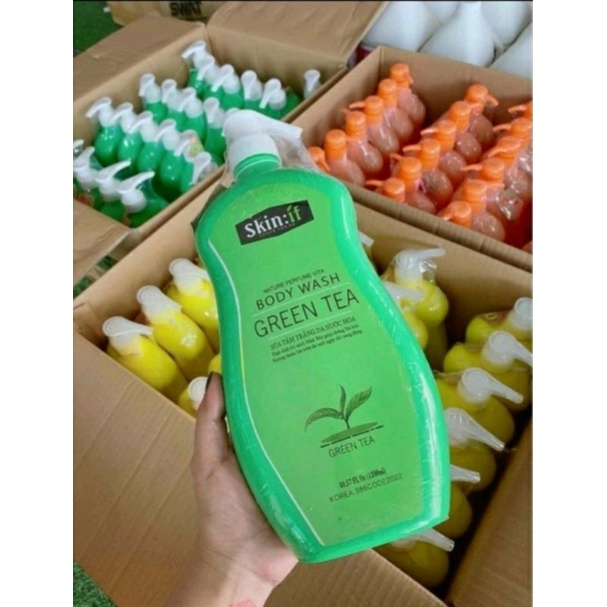 Sữa tắm trà xanh Skin if 1200ml