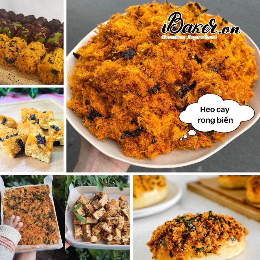 Chà bông heo cay rong biển BNFOOD