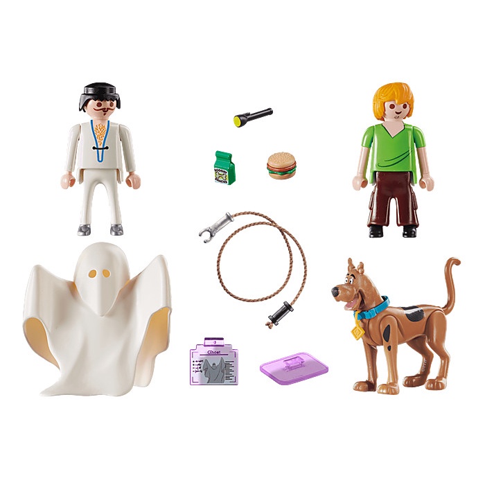 Đồ chơi nhập vai Playmobil SCOOBY-DOO! Scooby & Shaggy và hồn ma bí ẩn
