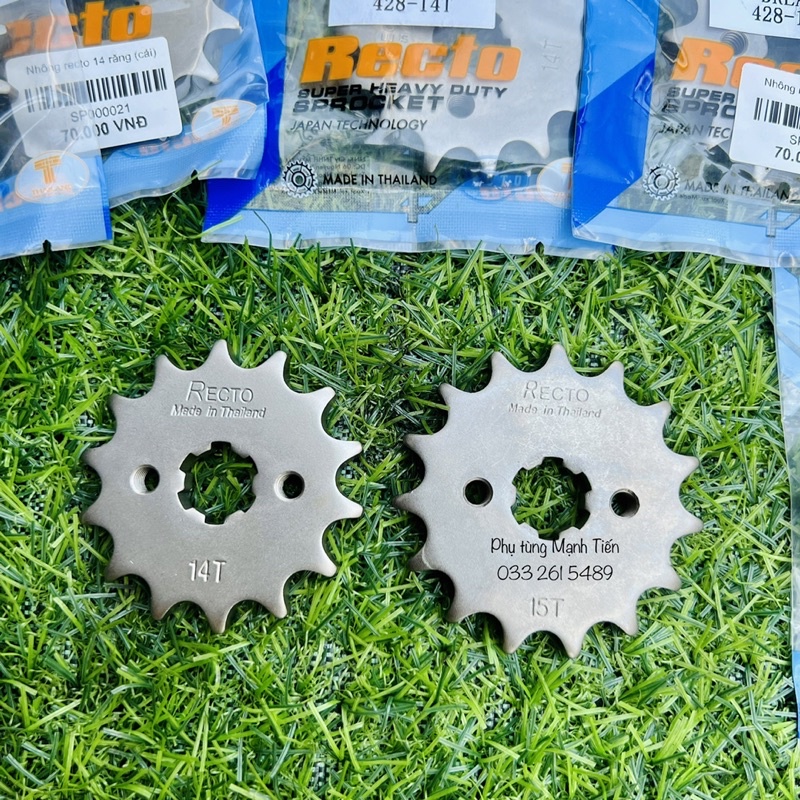 Nhông rector 14 , 15 răng Made in Thailand