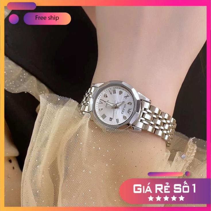 [CAO CẤP] OLEVS 9931 Đồng hồ nữ chính hãng Dây đeo bằng thép không gỉ Lịch có chức năng phát sáng Chống thấm nước | BigBuy360 - bigbuy360.vn