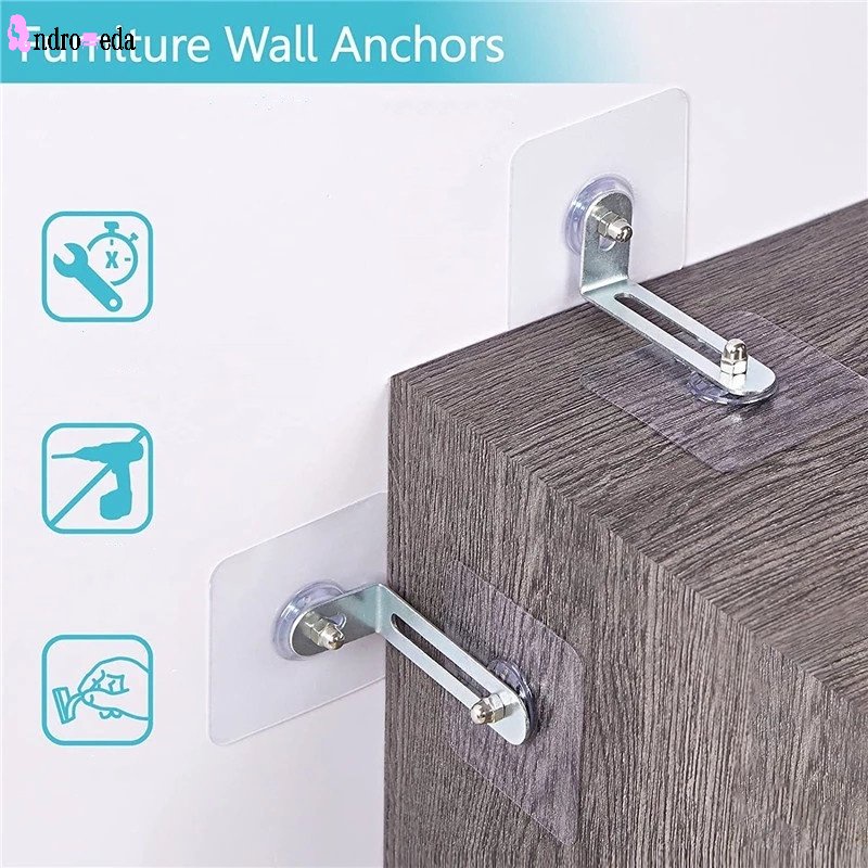 Giá Đỡ Góc 90 Độ Cố Định Đồ Nội Thất Chống Rơi Tiện Dụng