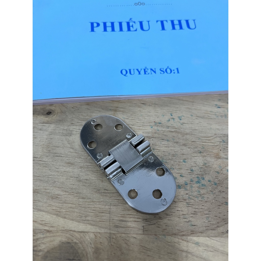 Bản lề bán nguyệt xikel xước 30x70x2.5mm