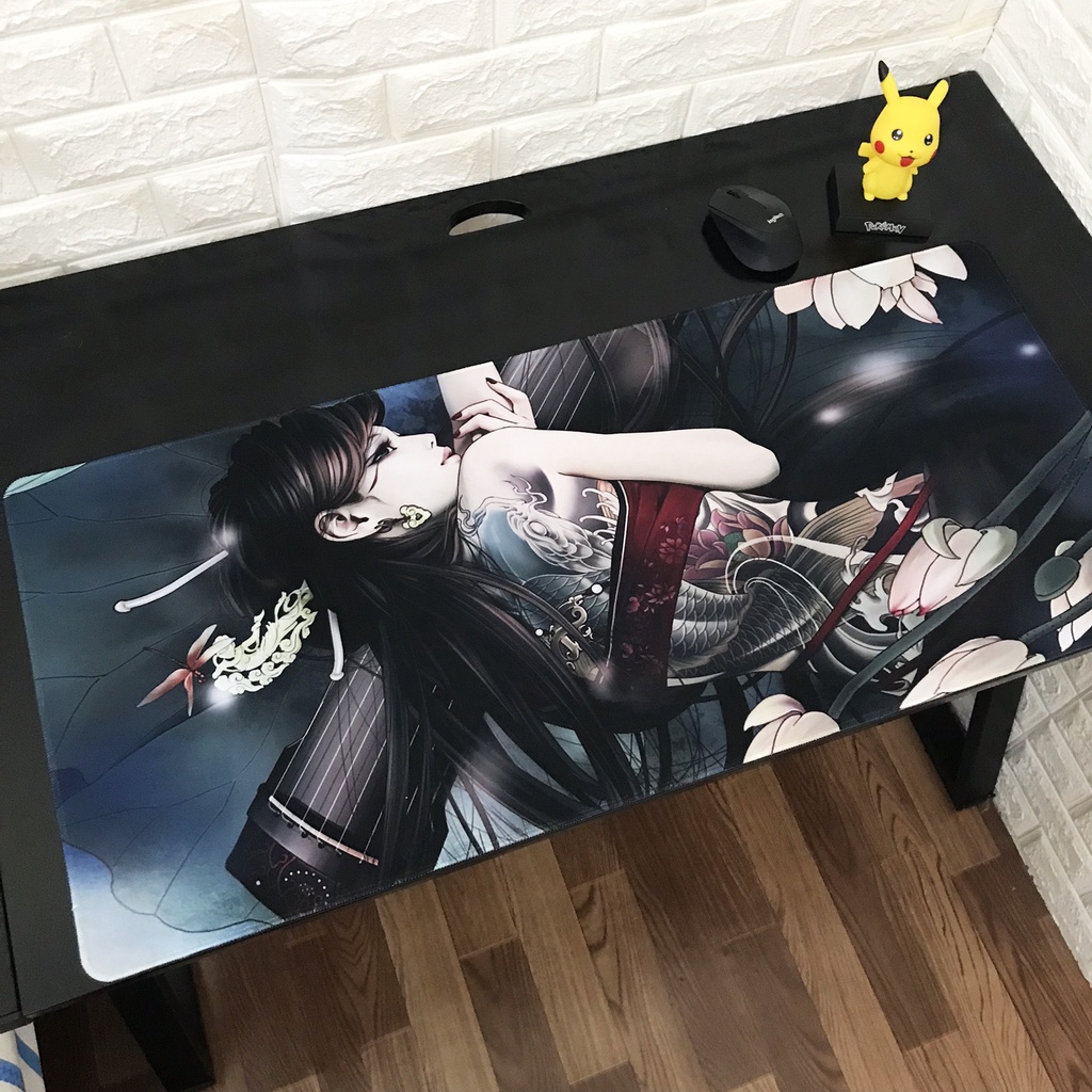 CHỐNG NƯỚC - Miếng lót chuột, bàn di chuột cỡ lớn, nhiều mẫu cute dễ thương KT 80X30/80X40/90X40 cm