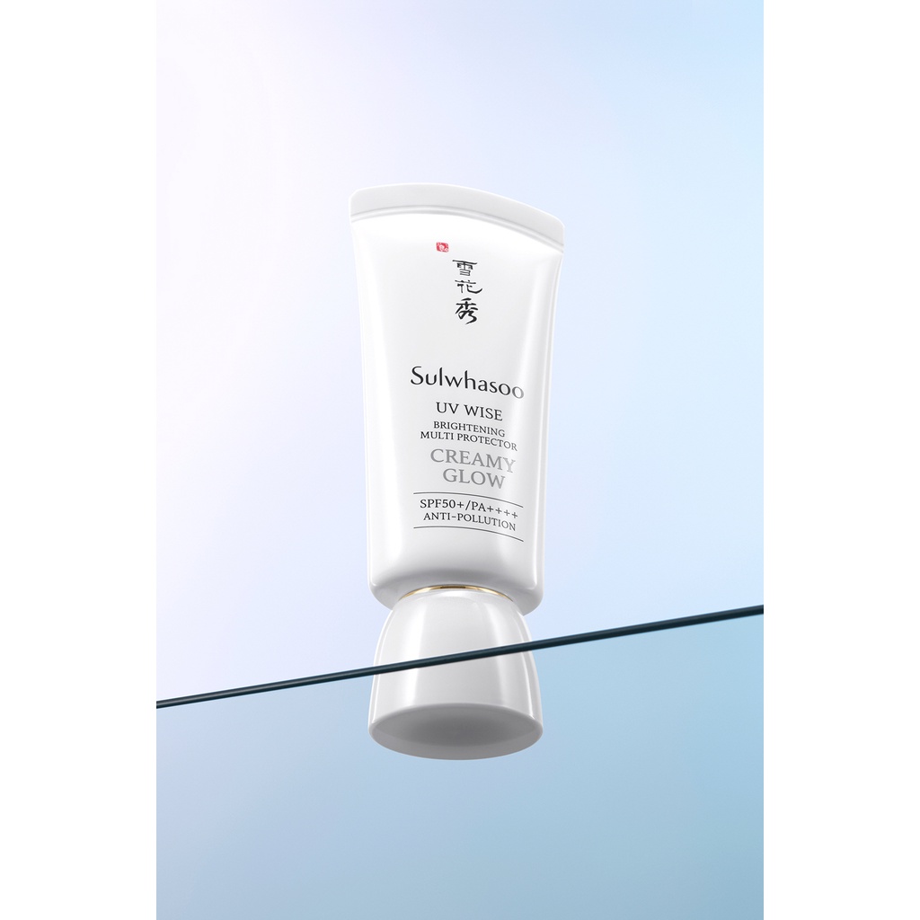 [HB Gift] KEM CHỐNG NẮNG LÀM SÁNG DA UV Wise Brightening Multi Protector Creamy Glow 10ML