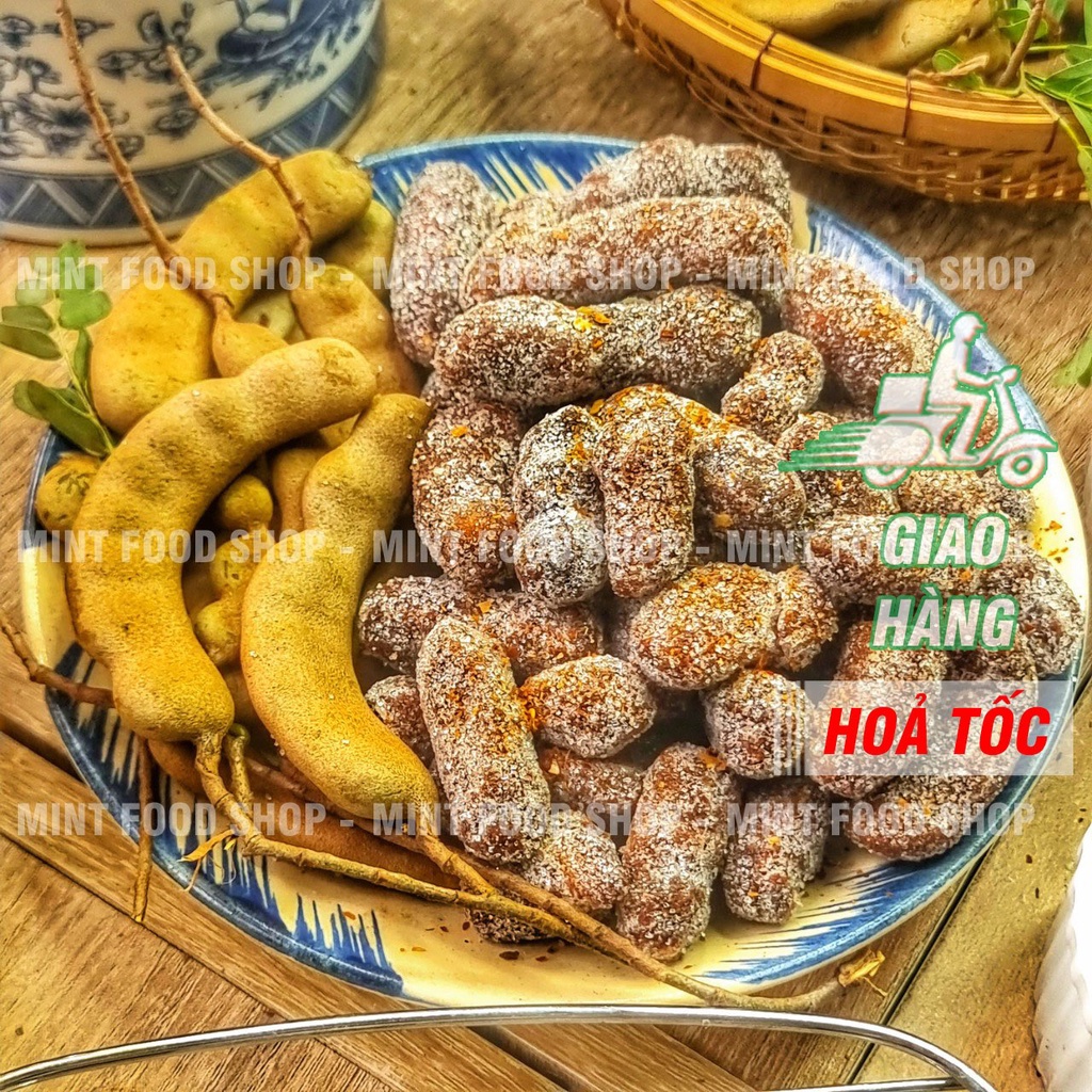 Me Xí Muội - Me Lào Thái Lan Rim Muối Ớt Lon 500gr