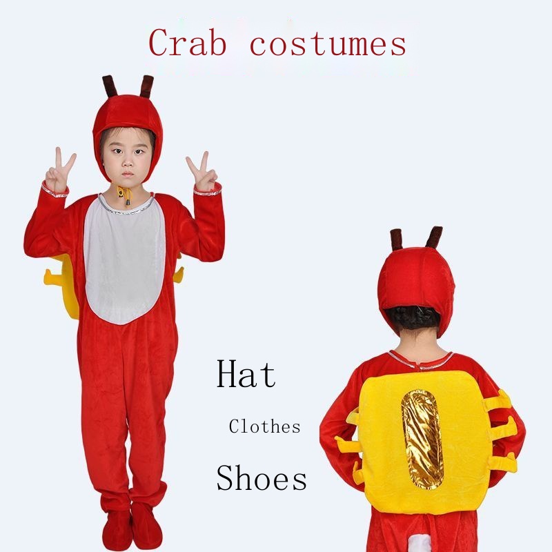 Trang Phục Hóa Trang Động Vật Vịt Vàng Cá Vàng Ếch Rùa Cho Trẻ Em