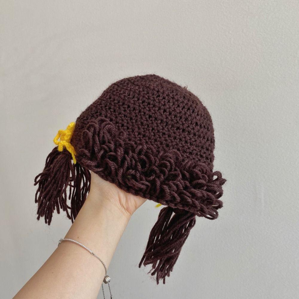 Mũ Đan Len Thoáng Khí Thoải Mái Dễ Thương Cho Bé