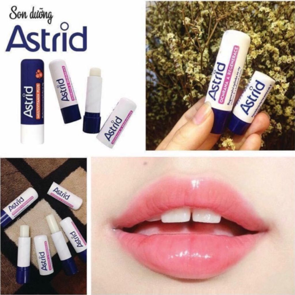 Son Dưỡng Môi Mỡ Hươu Astrid Multivitamin tẩy da chết, tái tạo môi mềm, dưỡng ẩm