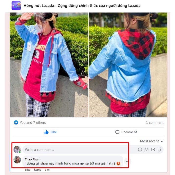 Áo khoác jean nam có mũ vải sơ mi đỏ cực đẹp thời trang form rộng size 40-75kg Mata Sport