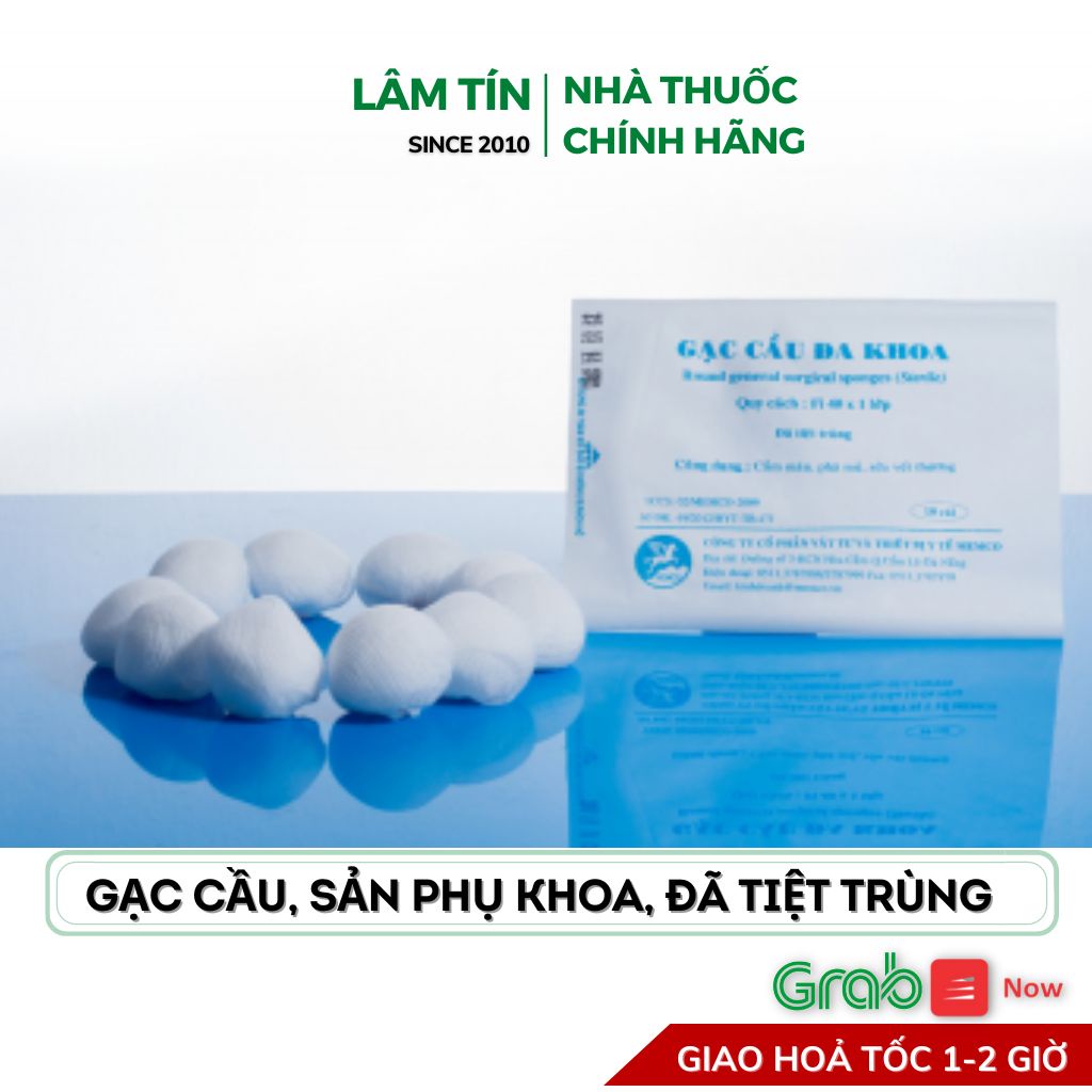 Gạc Cầu Sản Phụ Khoa Đã Tiệt Trùng Chính Hãng