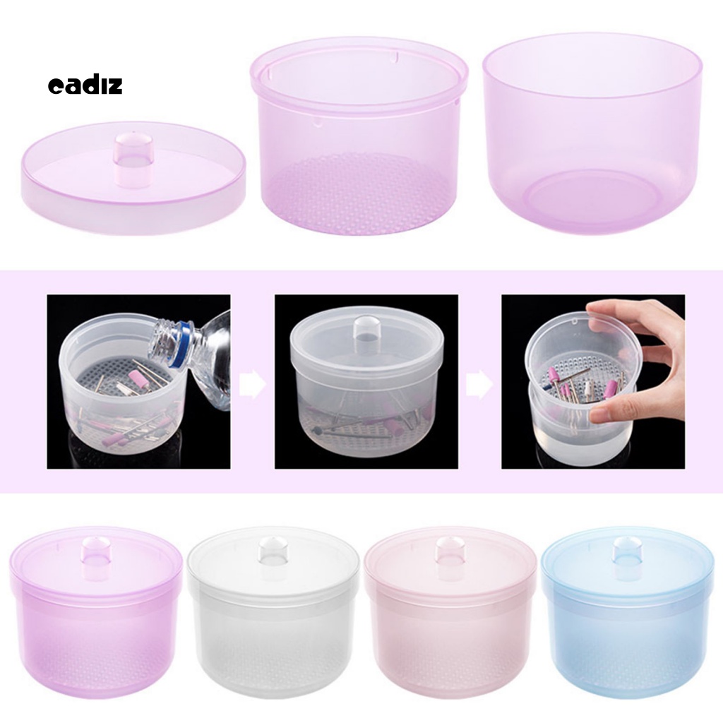 Hộp Dụng Cụ Vệ Sinh Mũi Khoan Móng Tay Tiện Dụng