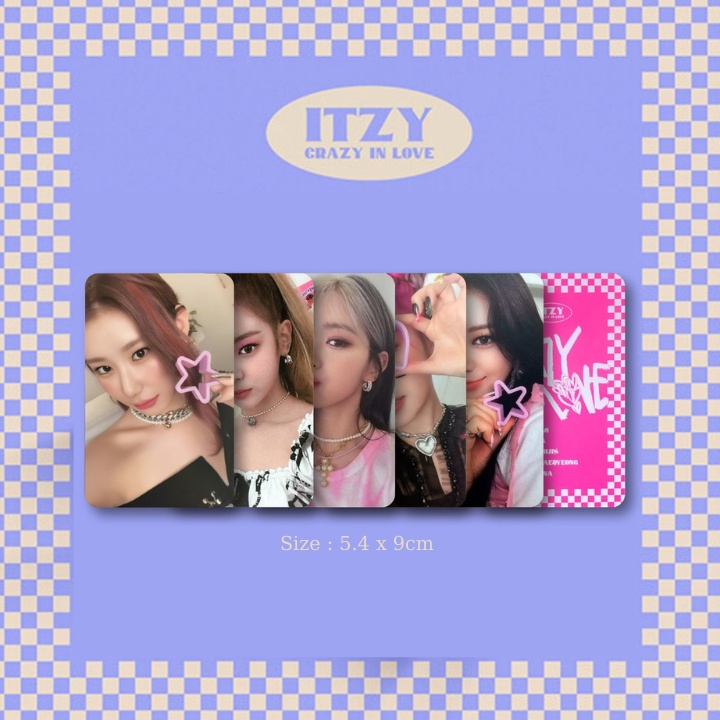 [Unoff] Set 5 card ITZY Crazy In Love (2)