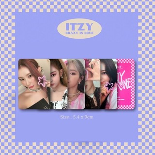 Set 5 card itzy crazy in love