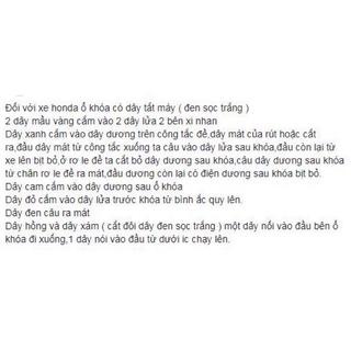 Bộ Chống Trộm 5 Nút Gắn Xe Máy