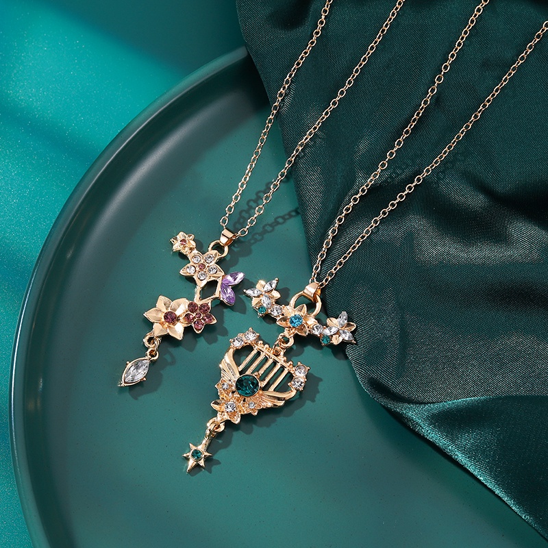 Vòng cổ Kim Loại Mặt Hình Hoạt Hình Anime Genshin Va Chạm Bằng Thép Không Gỉ