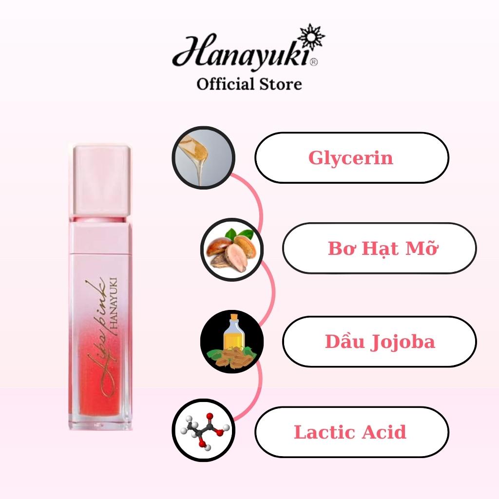 Son Dưỡng Hồng Môi Lips Pink Hanayuki Mờ Thâm Căng Mọng Hanayuki Chính Hãng