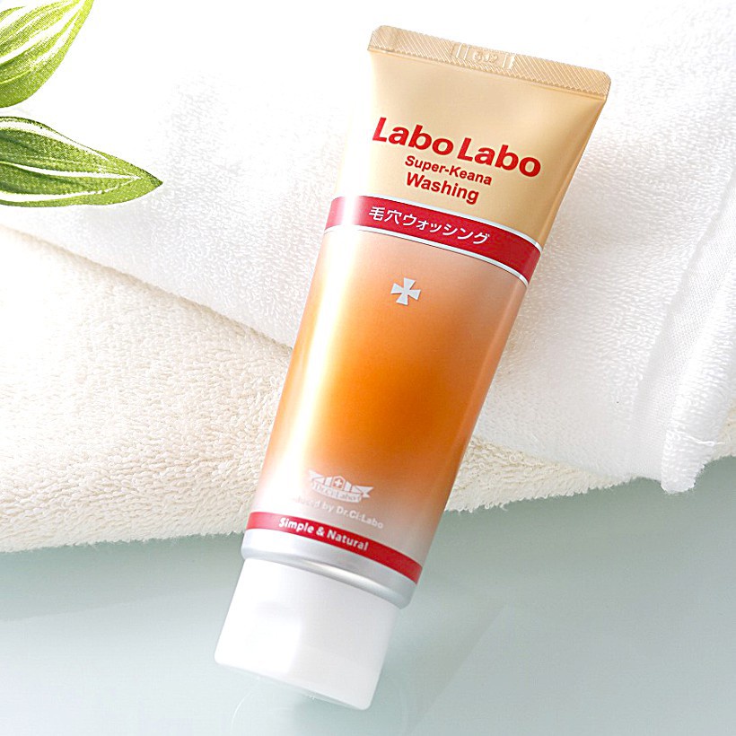 Sữa rửa mặt Labo Labo Super Keana 120g thu nhỏ lỗ chân lông và kiểm soát dầu thừa Nhật Bản