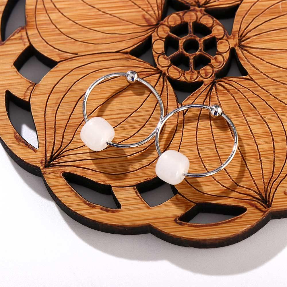 Khuyên Tai Tròn Cổ Điển Thời Trang Cho Nữ BERNARDO