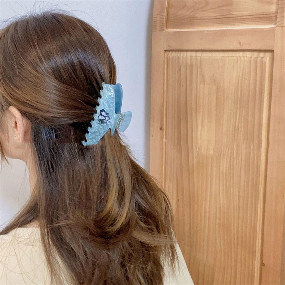 Kẹp Tóc Rửa Mặt / Kẹp Tóc Hình Móng Vuốt Cá Mập Dễ Thương Cho Nữ VANES1