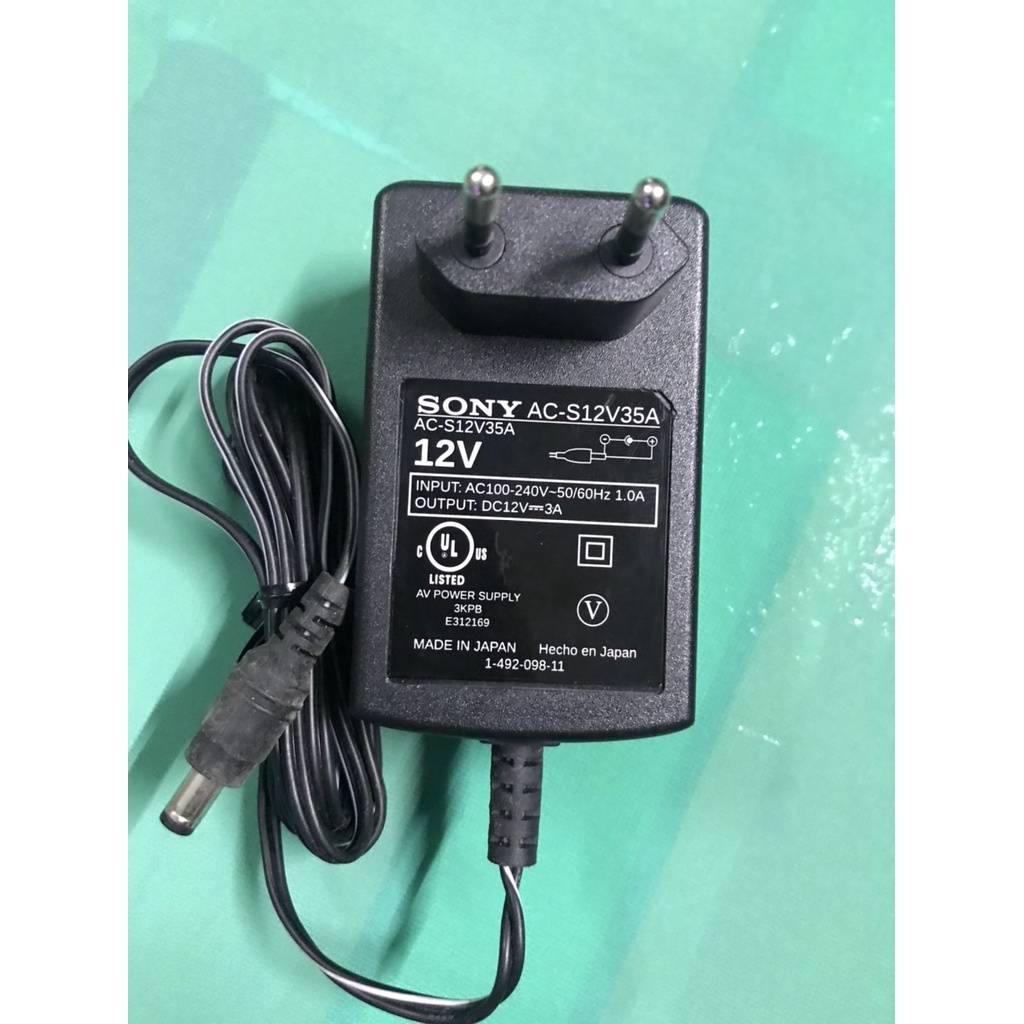 Adapter nguồn sạc 12v 3a hàng bãi zin, chất lượng cho Camera, led..