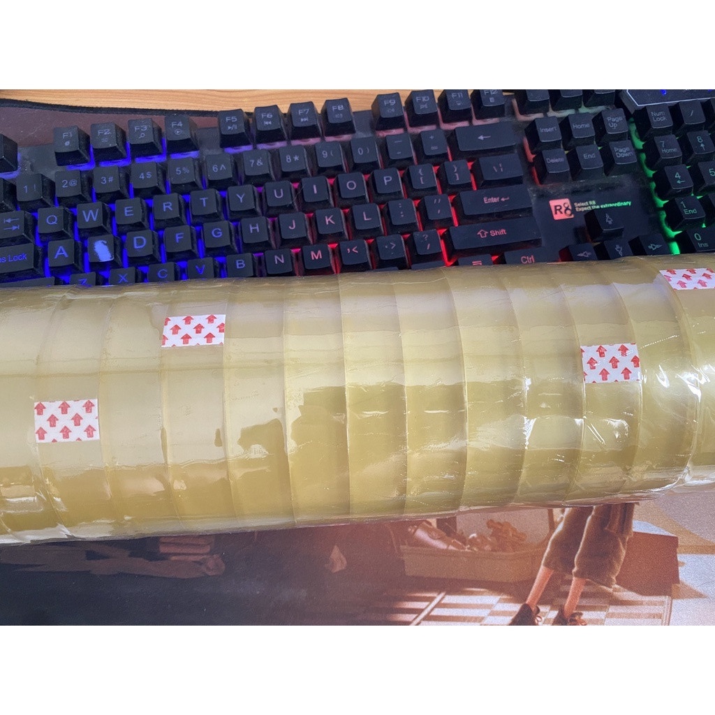 Băng keo 15MM, 20MM- 100Y dùng dán quà độ dính cao,dùng cho văn phòng phẩm cuộn lớn 1,5cm, 2cm