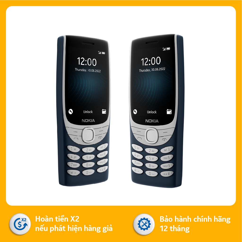 Điện thoại Nokia 8210 4G DualSim - Hàng Chính Hãng