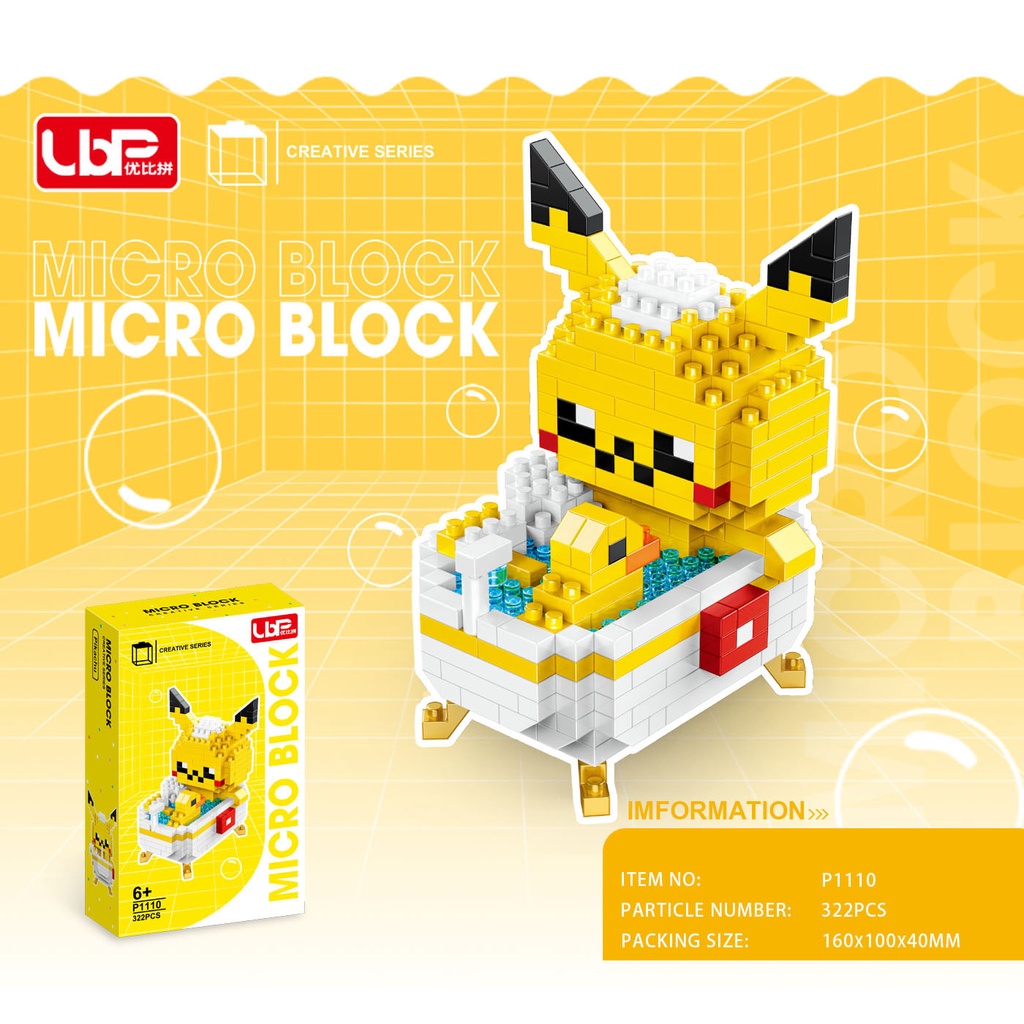 Đồ Chơi Lắp Ráp Mô Hình Nhà Tắm Hoạt Hình Thiên Thần Stitch Mini Dễ Thương Cho Trẻ Em